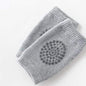 Toddler Knee Guard in wool knit, shown on a child's leg for protection.
