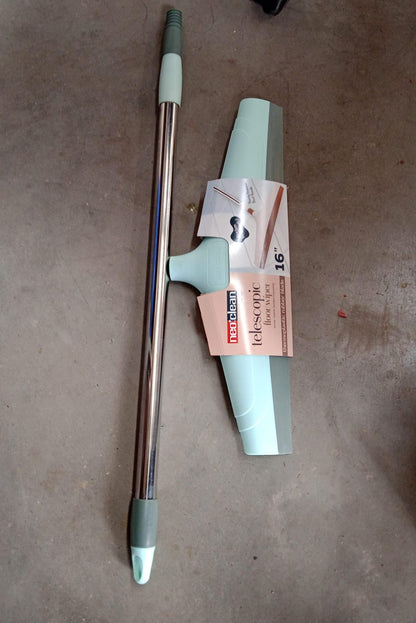 The Ganesh 16 inch telescopic wiper, ready for efficient floor cleaning.