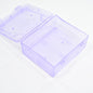 Multipurpose plastic storage box in a neutral color, perfect for organizing small items.