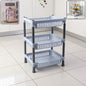 3-layer kitchen storage basket rack with ventilated baskets for fresh produce