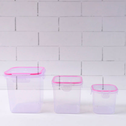 Lock seal containers maintaining freshness and flavor of stored food