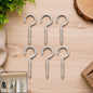 Stainless Steel Eye Hooks – Heavy Duty 6-Piece Screw Set