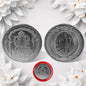 Close-up of the Decorative Ganesh Coin, showcasing intricate Lord Ganesha design.