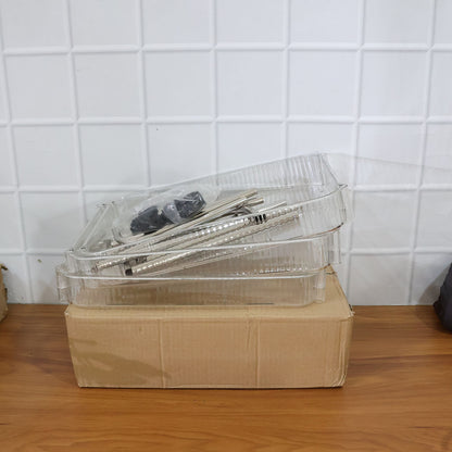 Stylish, durable 3-layer trolley for kitchen, bathroom, or workspace organization