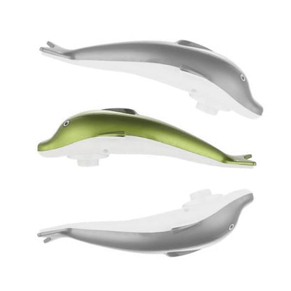 Dolphin massager with multiple interchangeable massage nodes