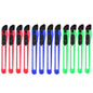 Set of 12 durable paper cutter knives in assorted colors