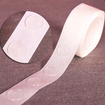 Versatile clear glue dots suitable for everyday crafting and party decoration.
