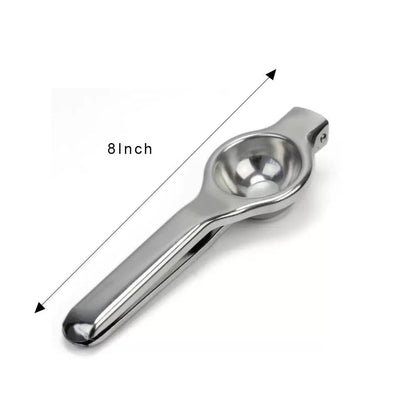 An efficient handheld lemon squeezer, perfect for making fresh juice.