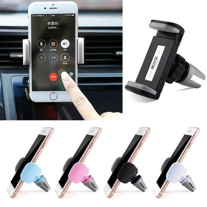 The Car Air Vent Mount displaying its 360-degree rotation feature for optimal viewing.
