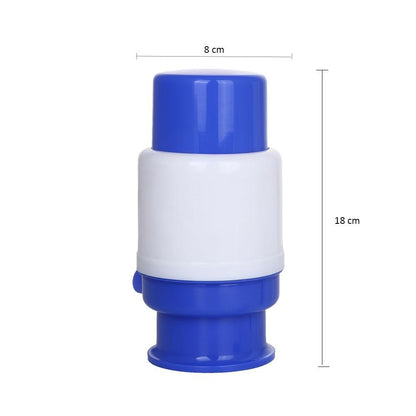 Portable manual water pump dispenser, ideal for home and office use.