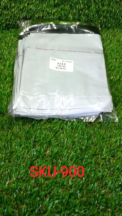A clear view highlighting the tamper-evident seal of the courier bags.