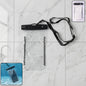 Universal waterproof mobile pouch with black lanyard