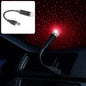 USB Star Projector creating a vibrant galaxy effect in a car.