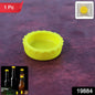 Reusable silicone bottle cap cover on glass bottle
