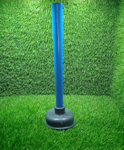 Sturdy handle of the heavy-duty toilet plunger.