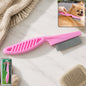 Dog Hair Remover Comb Pet Grooming Shedding Tool Fur Cleaning Brush (1 Pc)