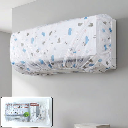 AC Dust Cover, Waterproof Folding Split AC Protector | Velvet Wheels front view for fresh air comfort