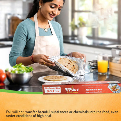 Kitchen aluminium foil roll ideal for baking and food storage