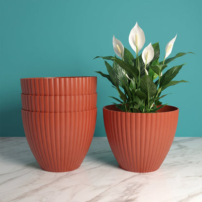 Plastic Flower Pots – Durable Round Planters for Home & Garden | Plant Edge