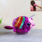 Kids Unicorn Hair Brush with a vibrant rainbow mane and soft bristles