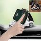 Car shaped mobile phone holder stand on an office desk