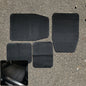 Set of 4 heavy-duty waterproof car floor mats with deep grooves for dust and mud protection