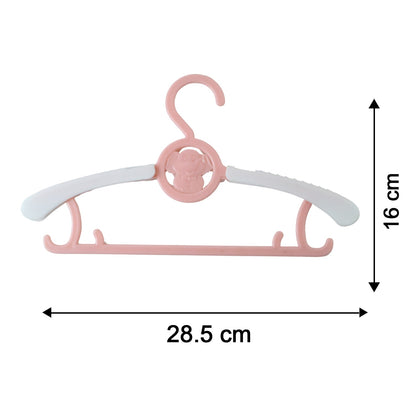 Kids closet hanger made of durable plastic with vibrant colors