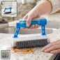 3 in 1 multi purpose cleaning brush with soap dispenser and sponge scrubber (1 pc)