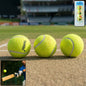 Bright yellow tennis balls set for practice and play