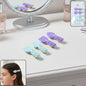 Spoon and spatula shaped decorative hair clip set for girls