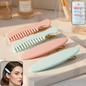 Set of 4 pastel comb hair clips in soft shades for daily styling