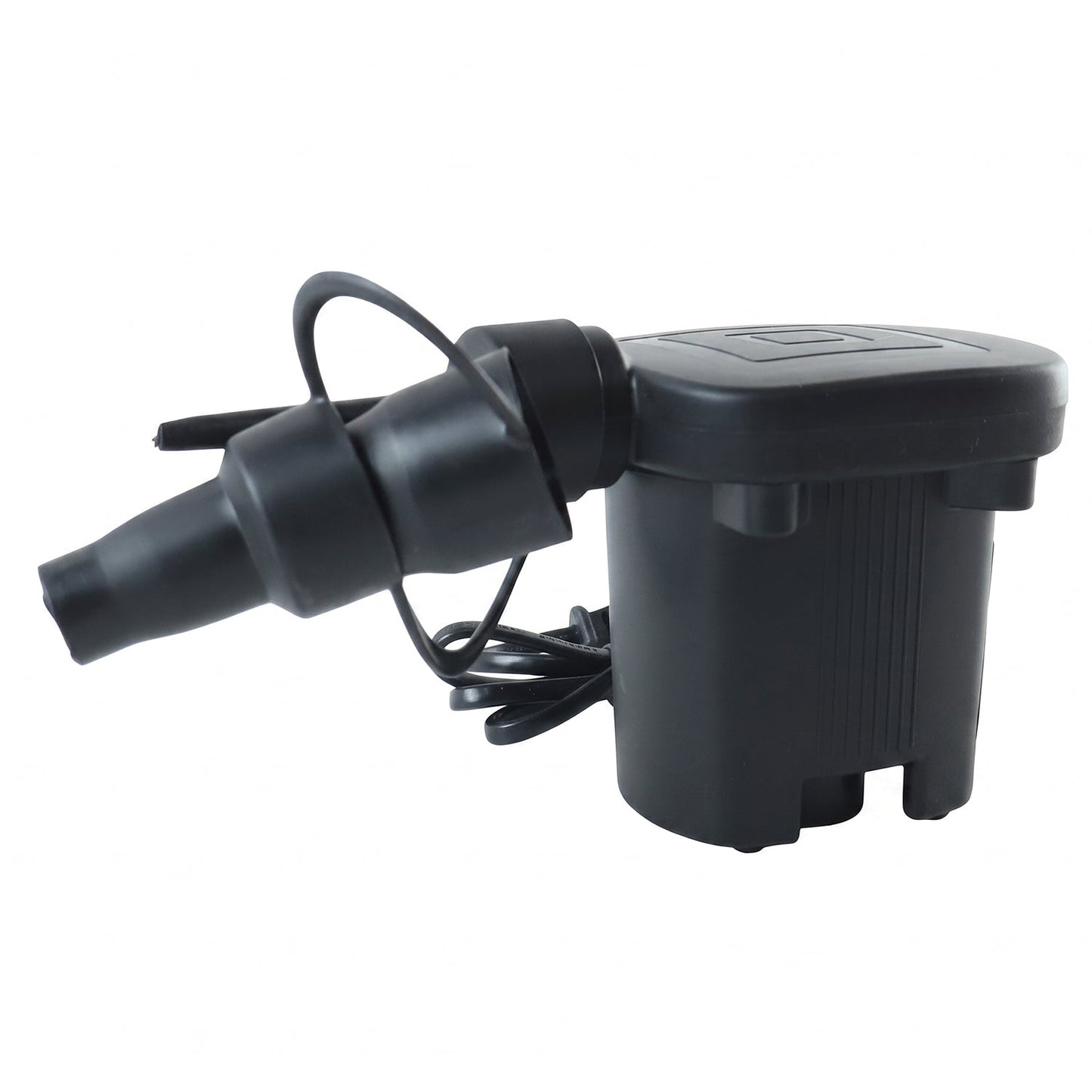 Air pump nozzle attachments view