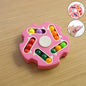 Fidget Magic Cube Spinner Toy showing the multi-track sliding bead puzzle for stress relief and focus.