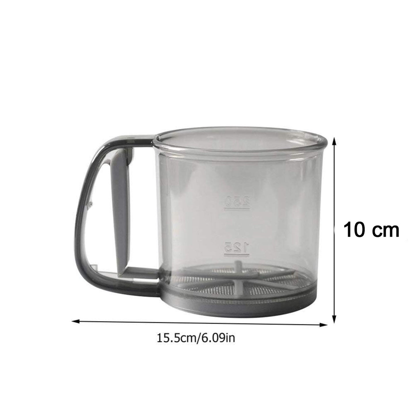 Compact culinary sifting tool ideal for home baking tasks