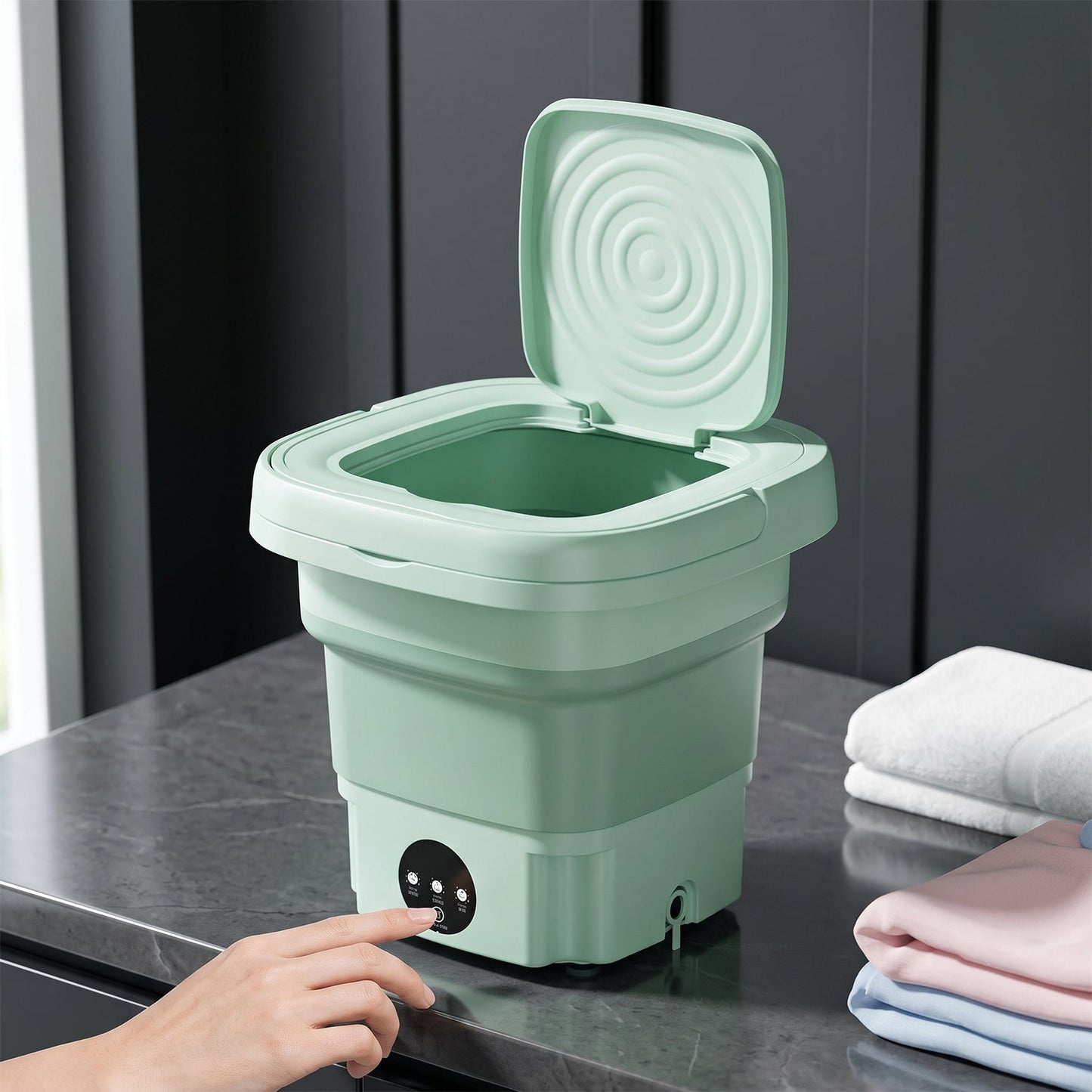 Portable Washing Machine – Mini Folding Washer for Delicates |