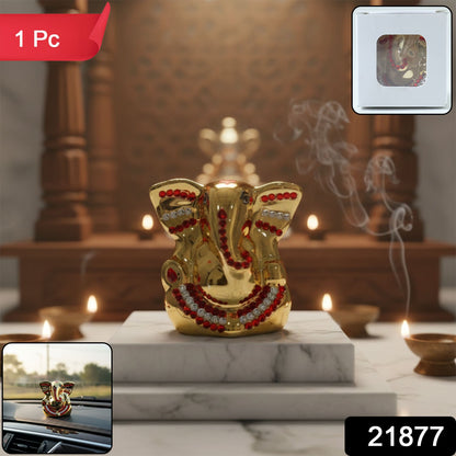 Hindu god Ganesha statue suited for home temple and pooja room