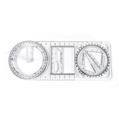Geometry drawing tool with scale and stencil templates