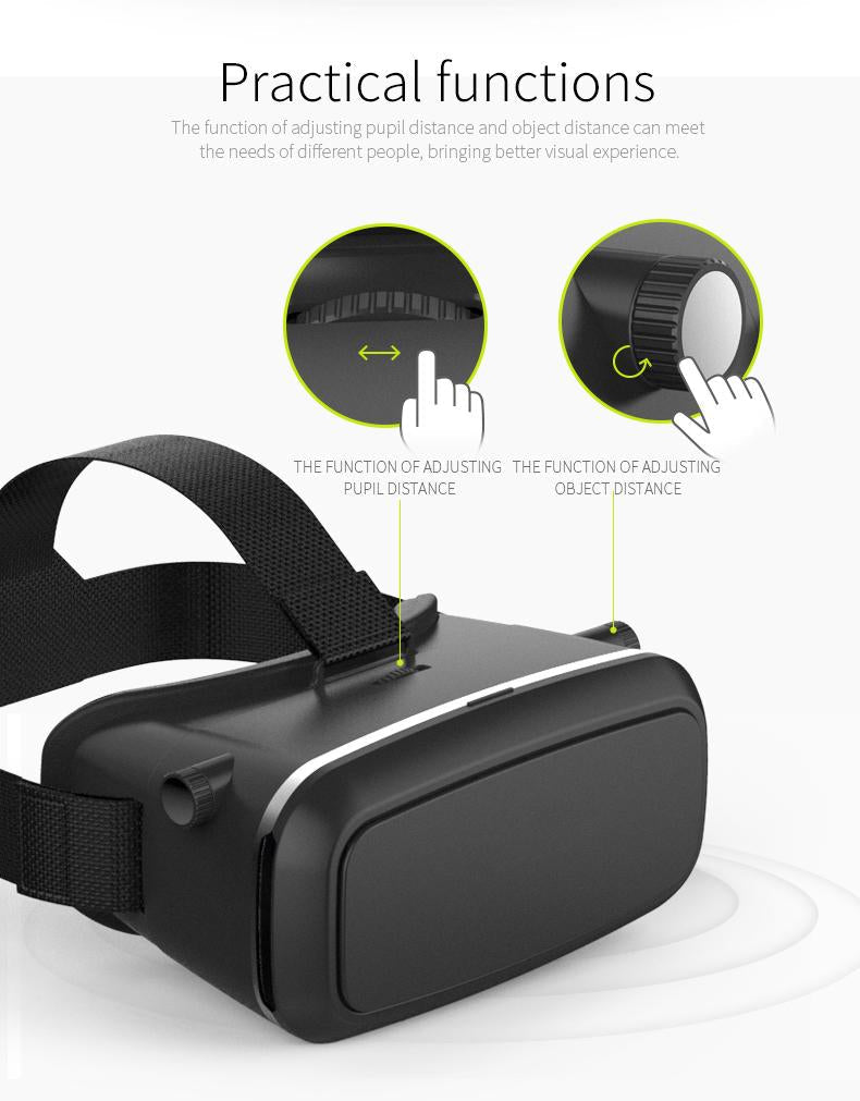 Detailed image of the Fitnos VR Headset's front, emphasizing its sleek design and detachable lid for AR.