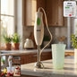Electric hand blender with stainless steel blade for smooth blending