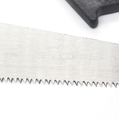 The XcelCraft Hand Saw with a hardened steel blade, ideal for tough cuts.