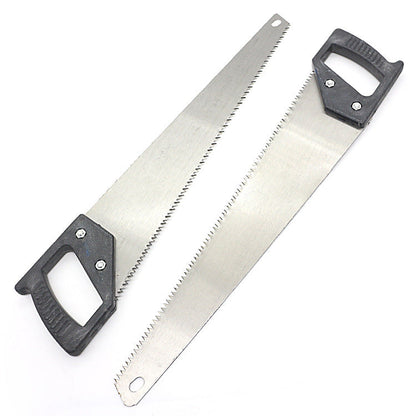 Side view of the 450mm Hand Saw, highlighting its hardened steel construction.