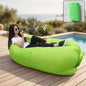 Pink inflatable air lounger sofa for outdoor use