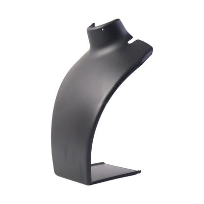 Top view of premium black necklace display stand mannequin bust in India