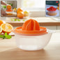 Front view of pomegranate seed remover and citrus juicer kitchen tool