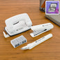 Kangaro office stationery set featuring stapler, staple remover, staples, and hole punch
