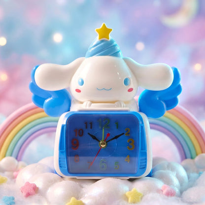 Kids decorative bunny alarm clock with vibrant colors