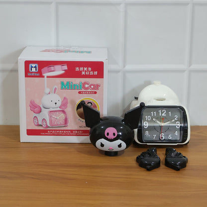 Cute bedside alarm clock with colorful design
