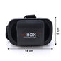 VR Box headset showing adjustable strap and soft eye padding for smartphone virtual reality