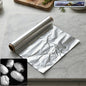 Heavy-duty aluminium foil roll for kitchen use in stainless steel dispenser