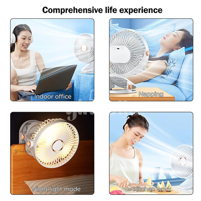Compact portable mini fan ideal for travel and office use